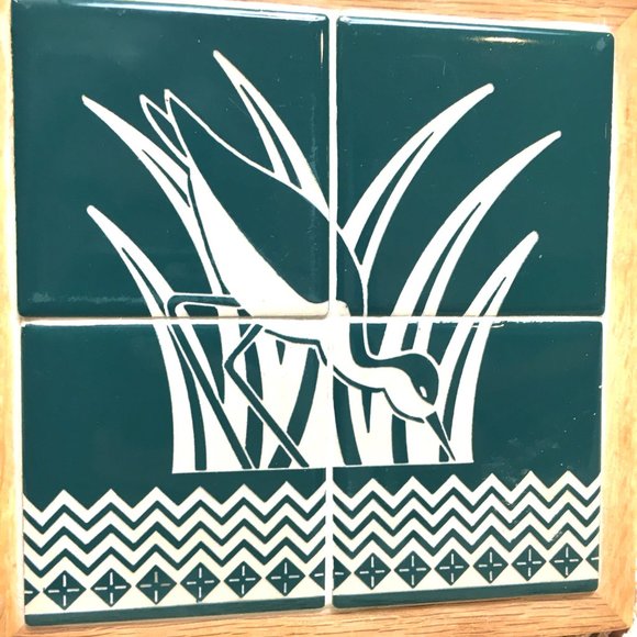 Trivet Alaskan Sand Carved Tile Vtg ‘90 - Picture 5 of 10